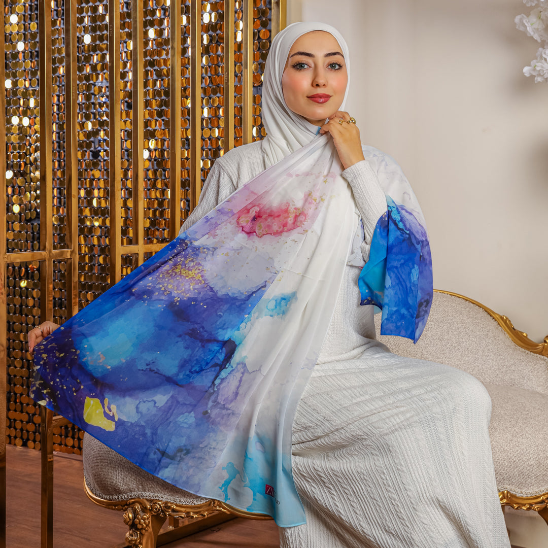 Chiffon Hijab -Printed