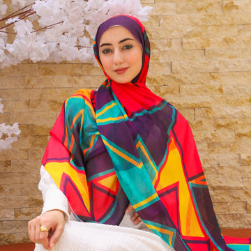 Chiffon Hijab -Printed