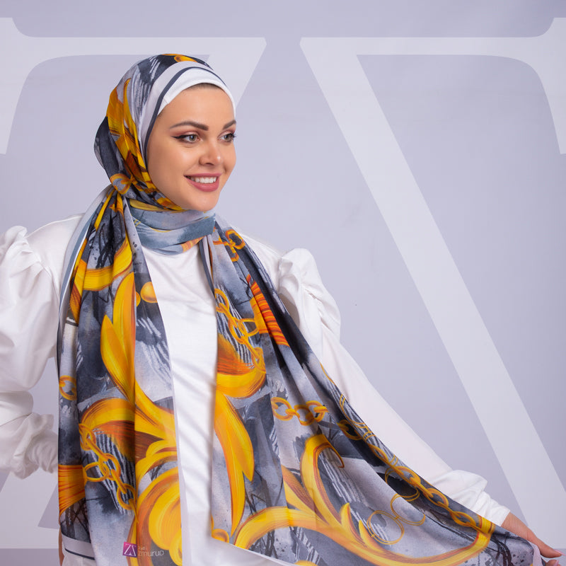 Chiffon Hijab -Printed