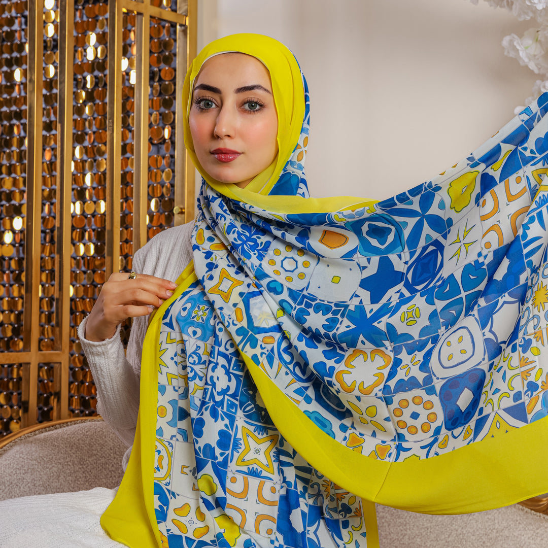 Chiffon Hijab -Printed