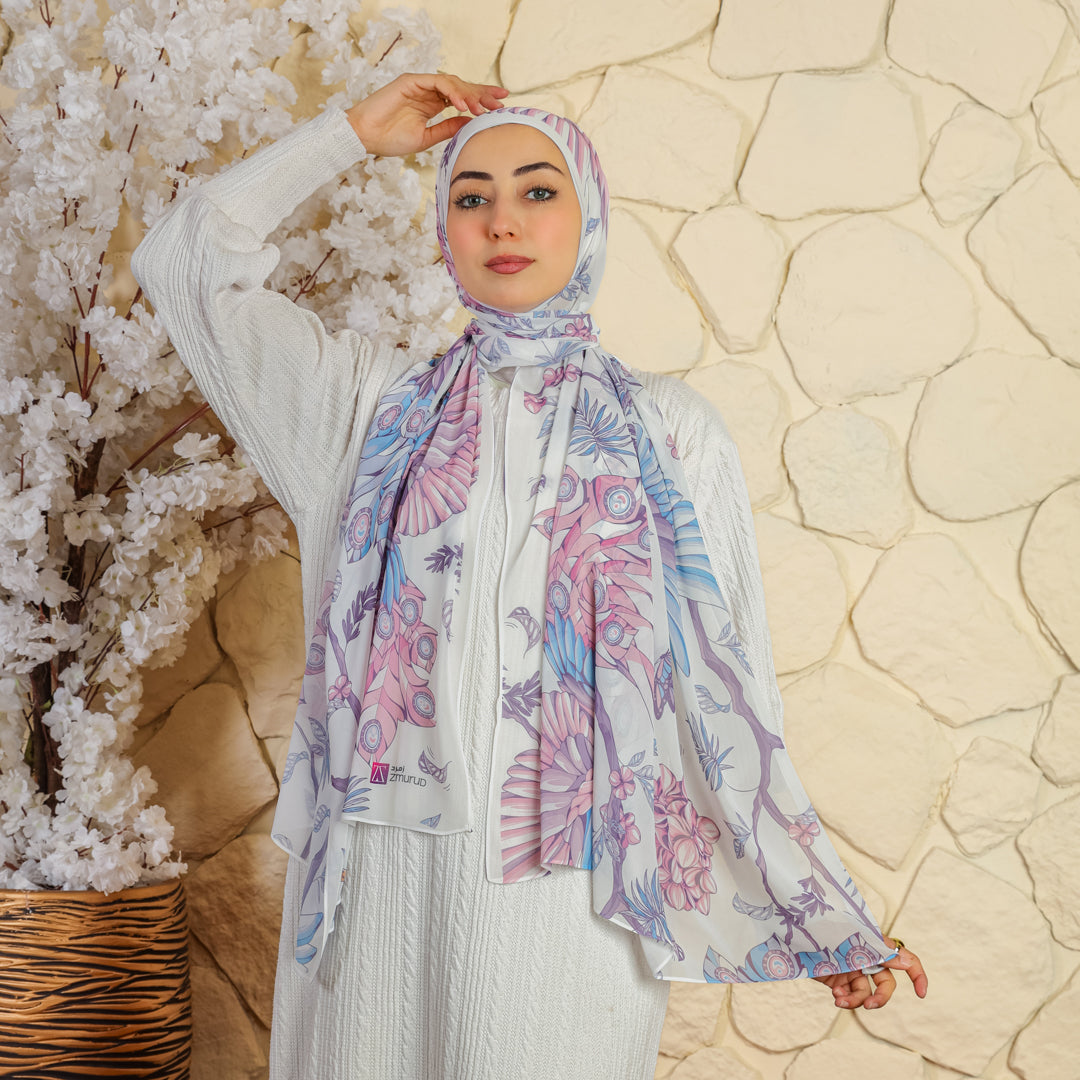 Chiffon Hijab -Printed