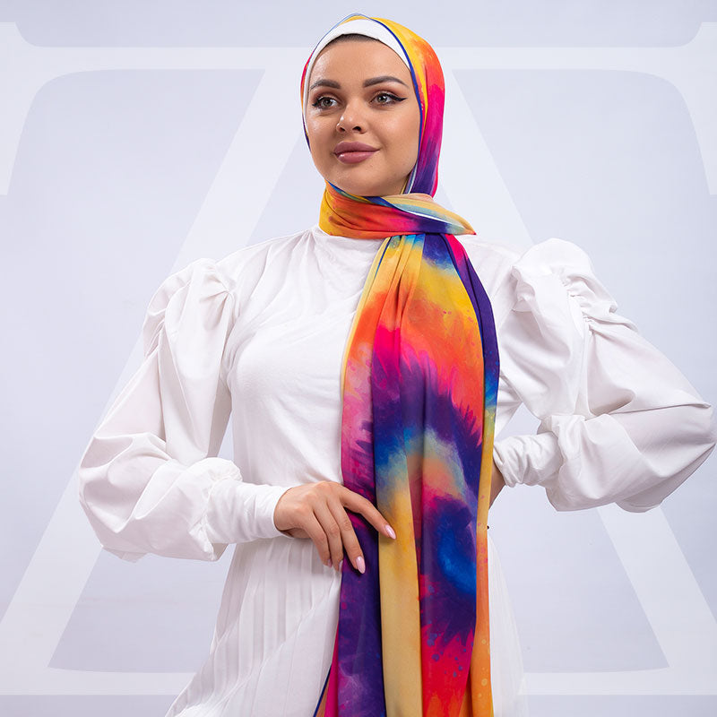 Chiffon Hijab -Printed