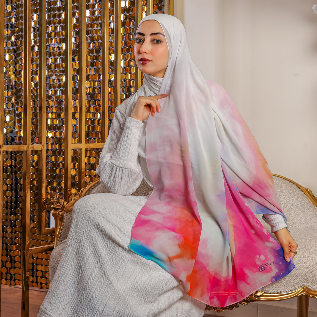 Chiffon Hijab -Printed