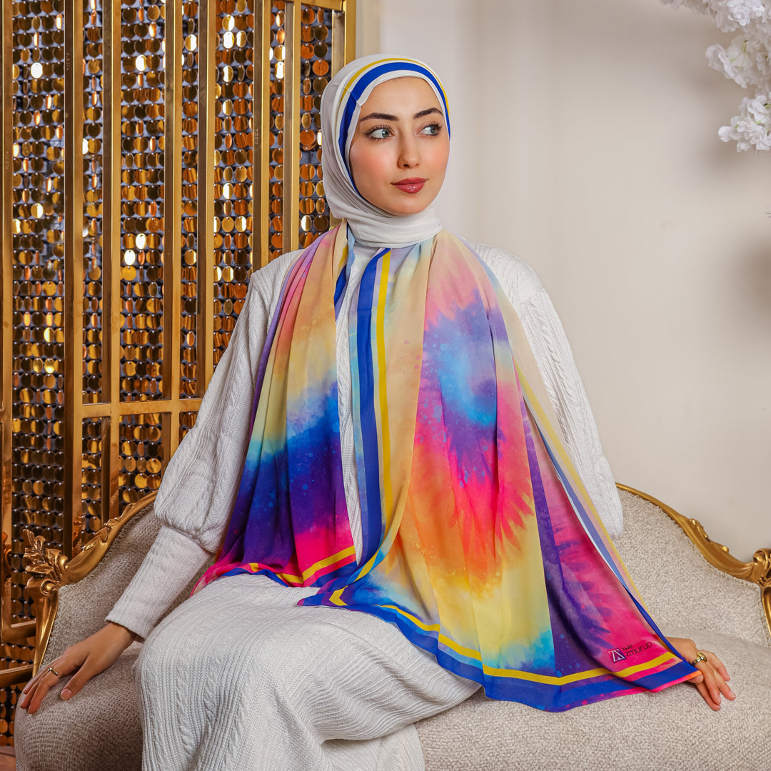 Chiffon Hijab -Printed