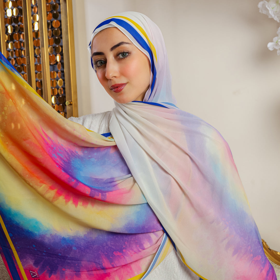 Chiffon Hijab -Printed