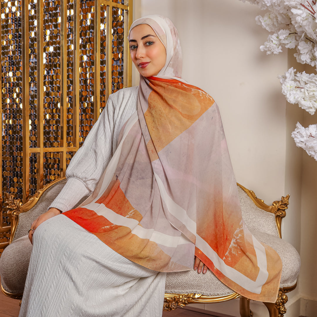 Chiffon Hijab -Printed