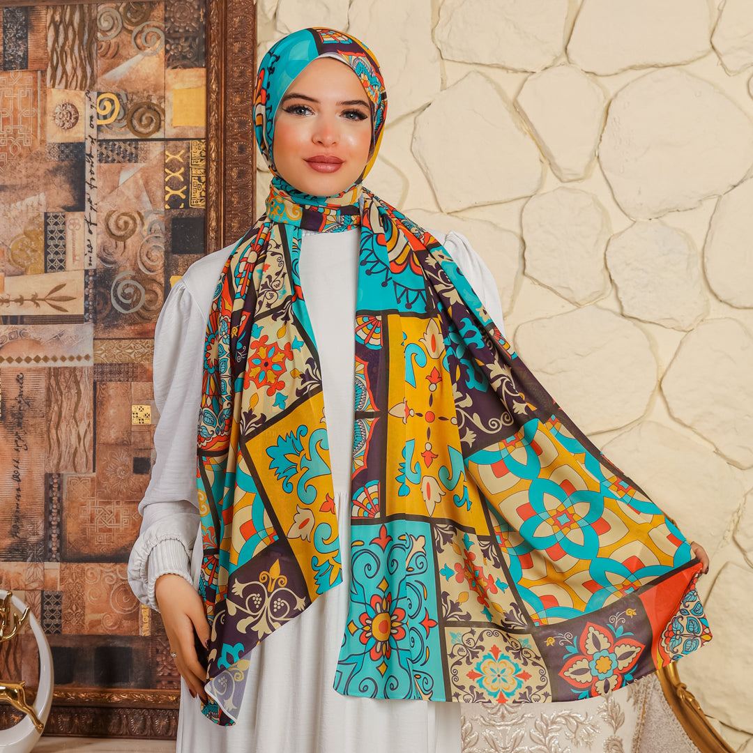Chiffon Hijab -Printed