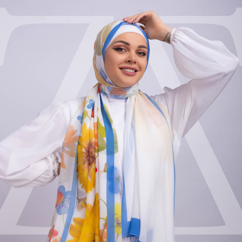 Chiffon Hijab -Printed
