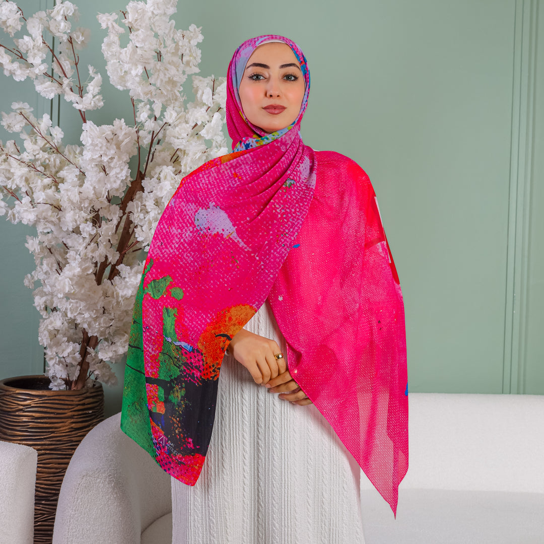 Chiffon Hijab -Printed