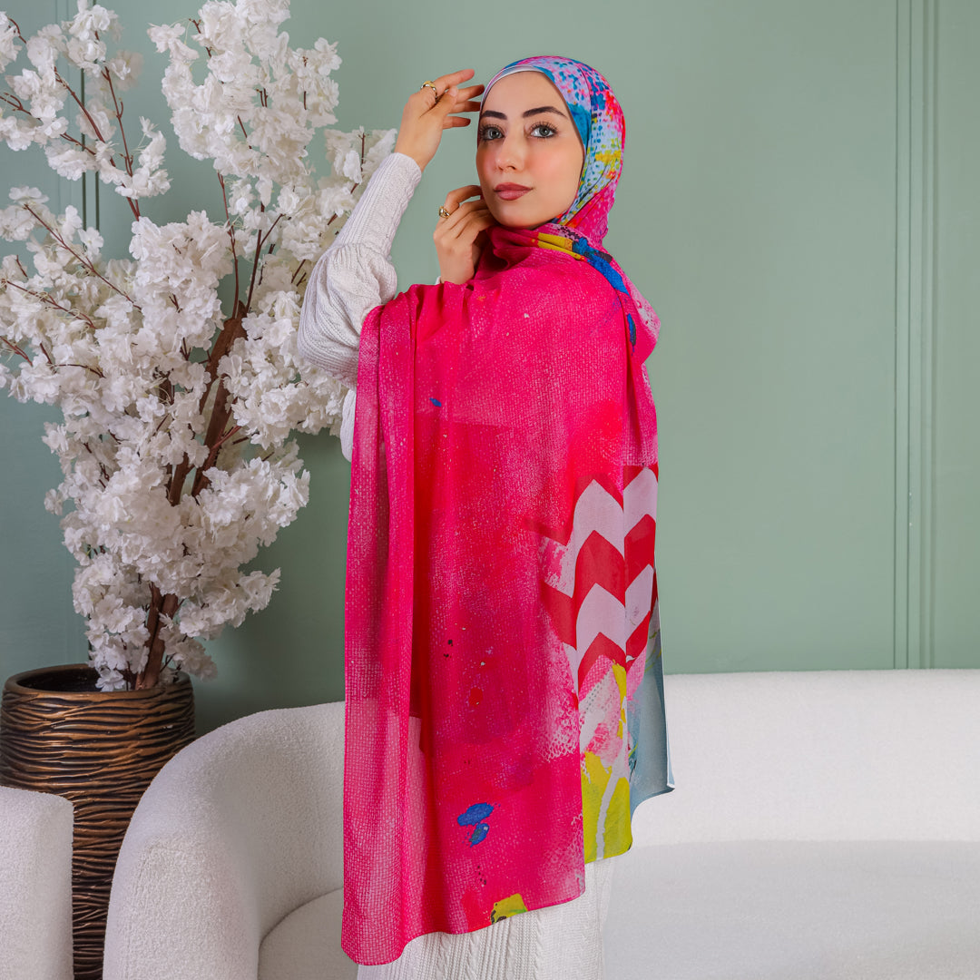 Chiffon Hijab -Printed