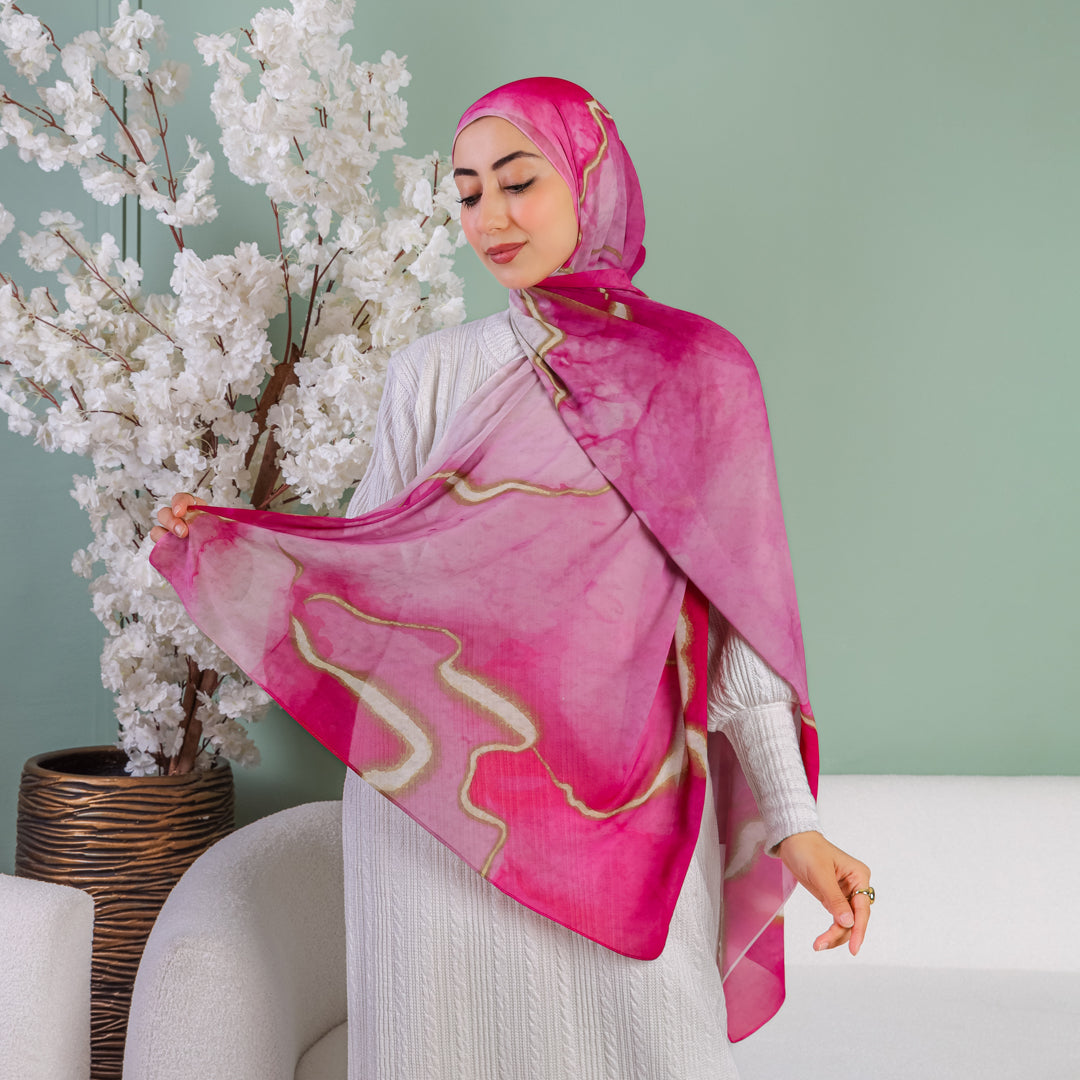 Chiffon Hijab -Printed