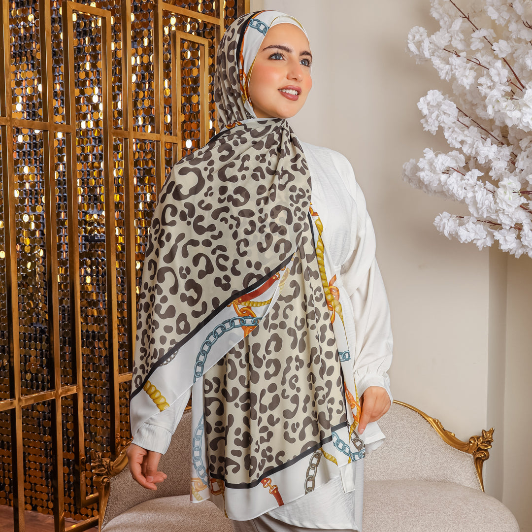 شيلة شيفون - مطبوع