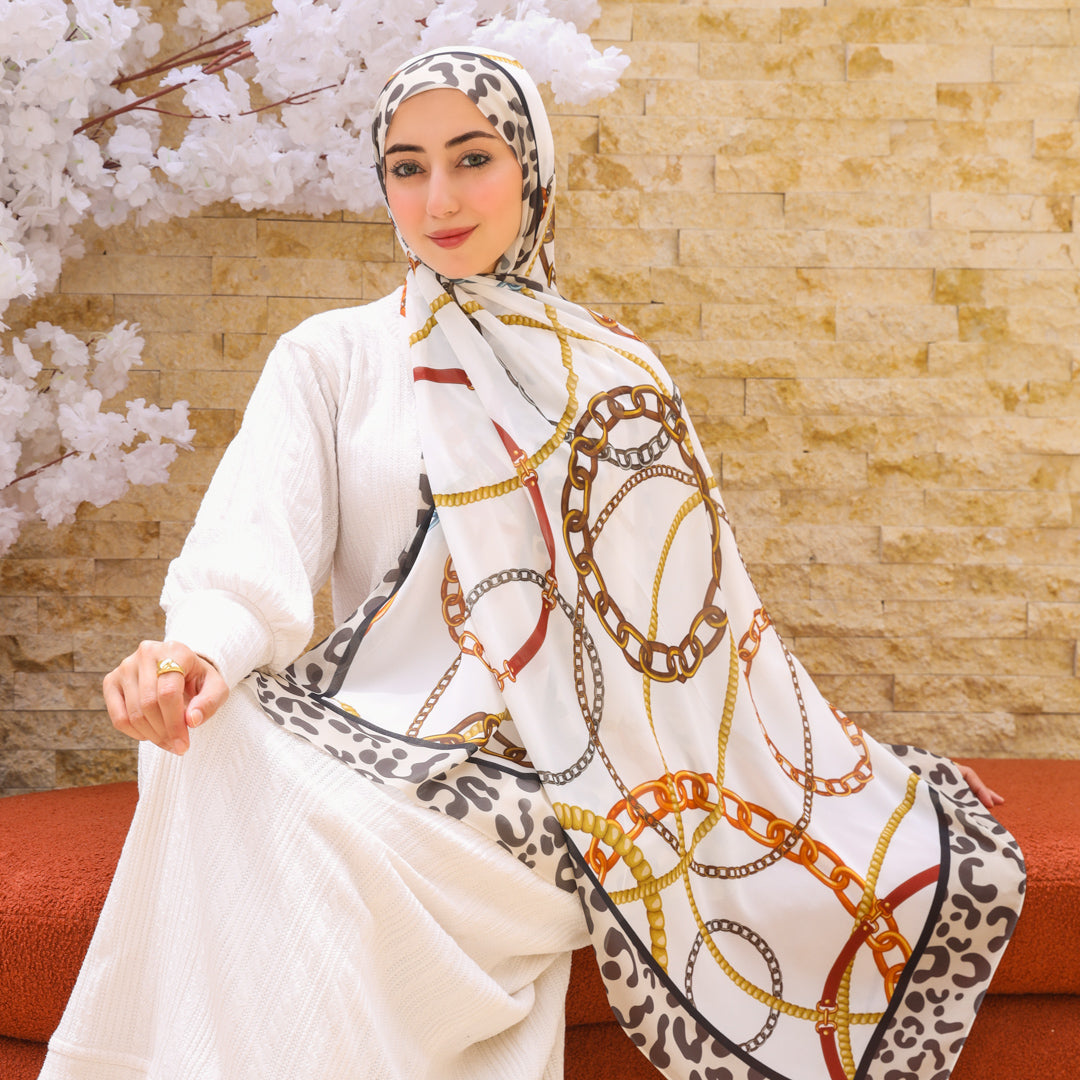 شيلة شيفون - مطبوع