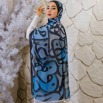 Chiffon Hijab -Printed