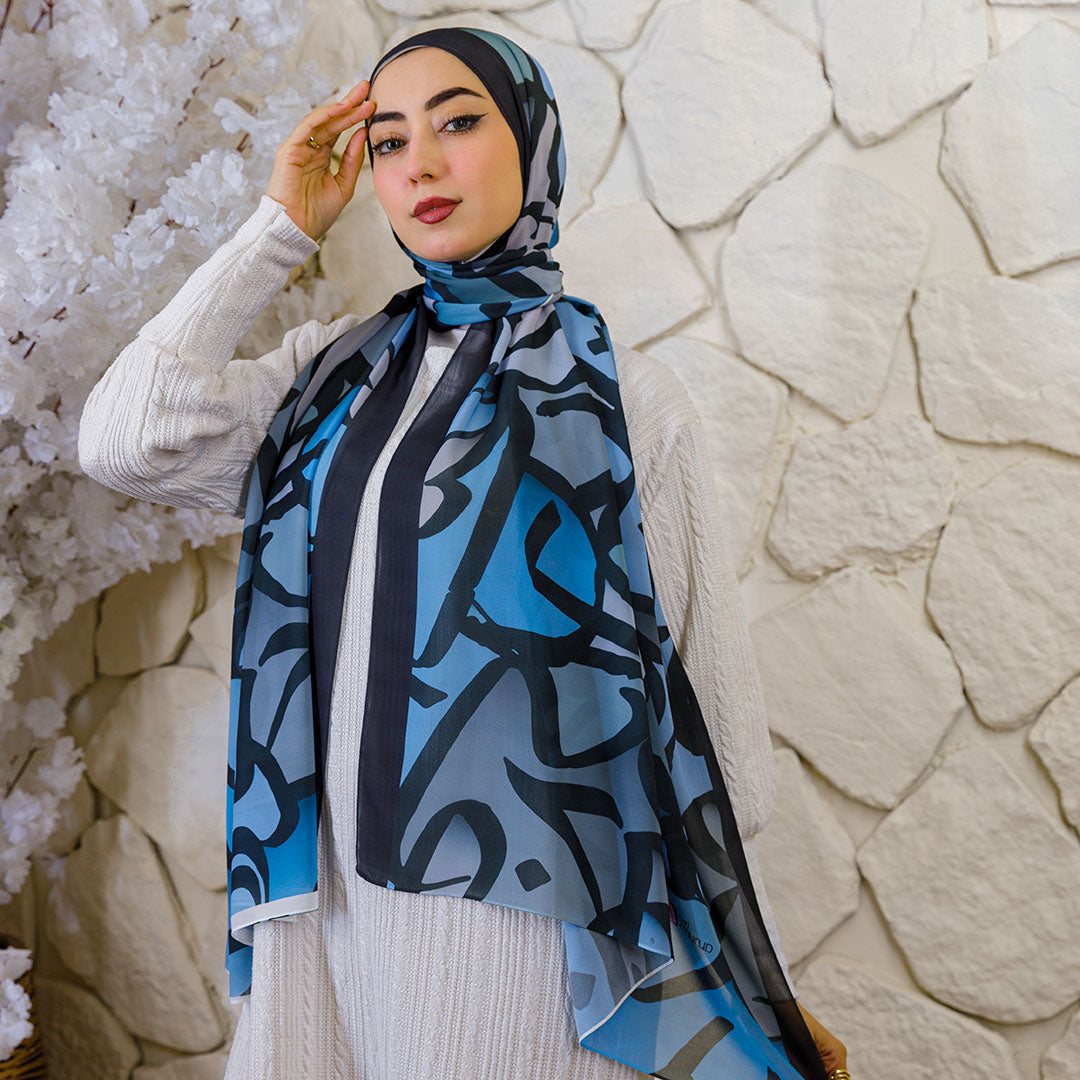 Chiffon Hijab -Printed