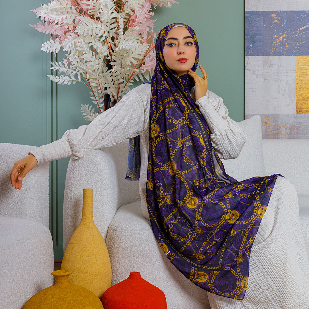 Chiffon Hijab -Printed