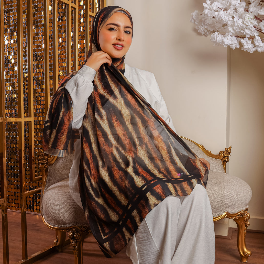 Chiffon Hijab -Printed