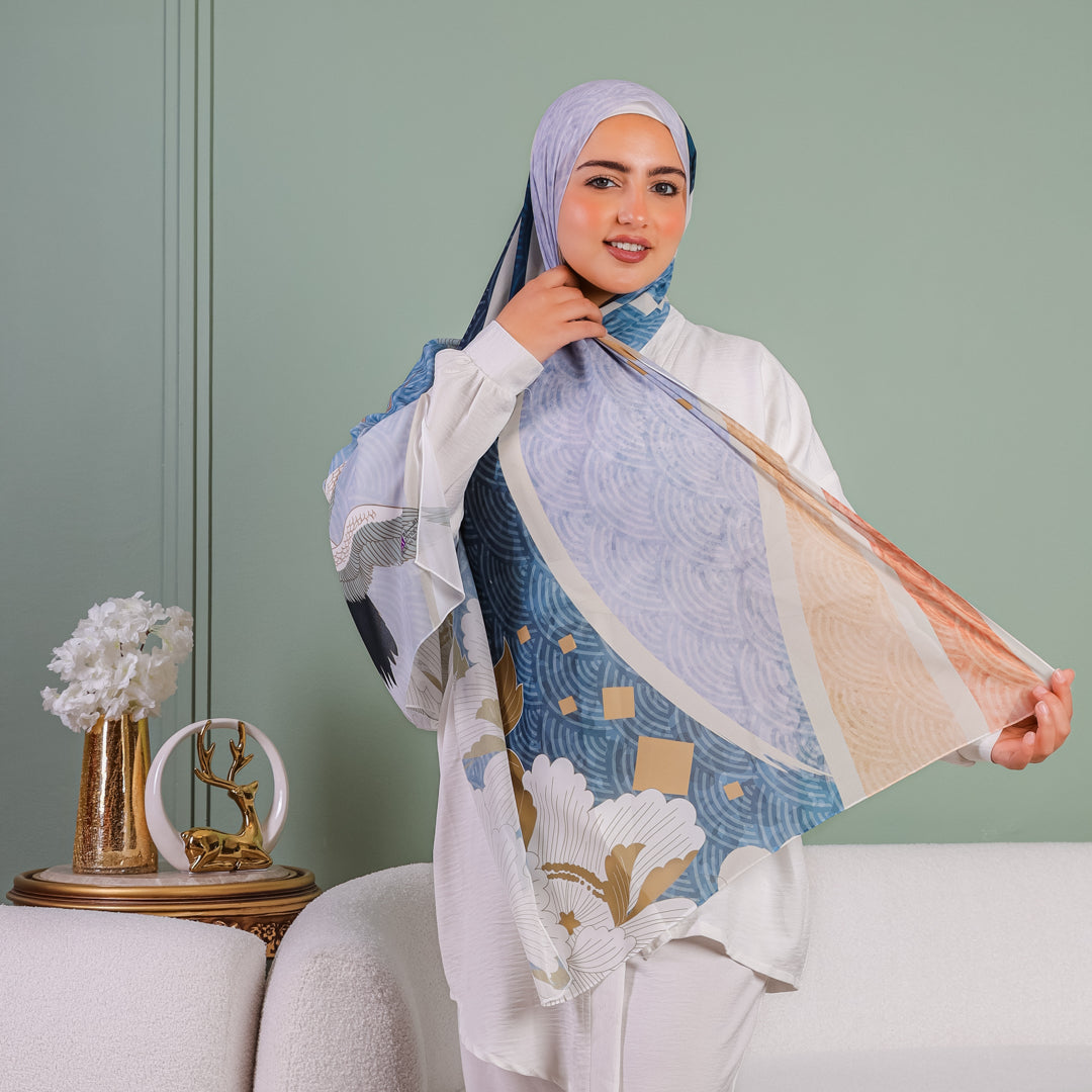 Chiffon Scarf -Printed