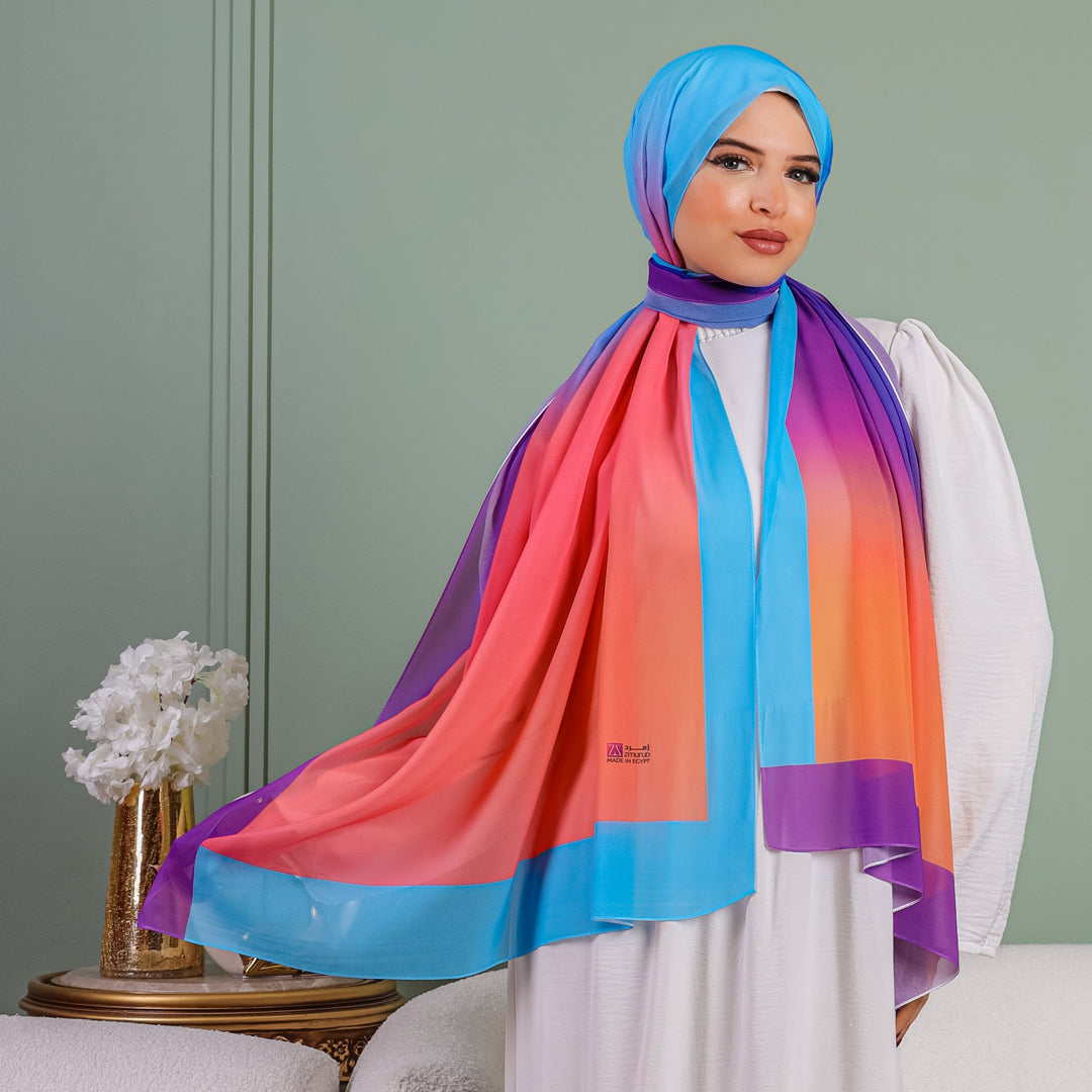 Chiffon Hijab -Printed
