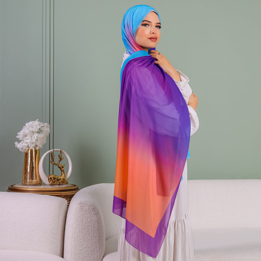 Chiffon Hijab -Printed