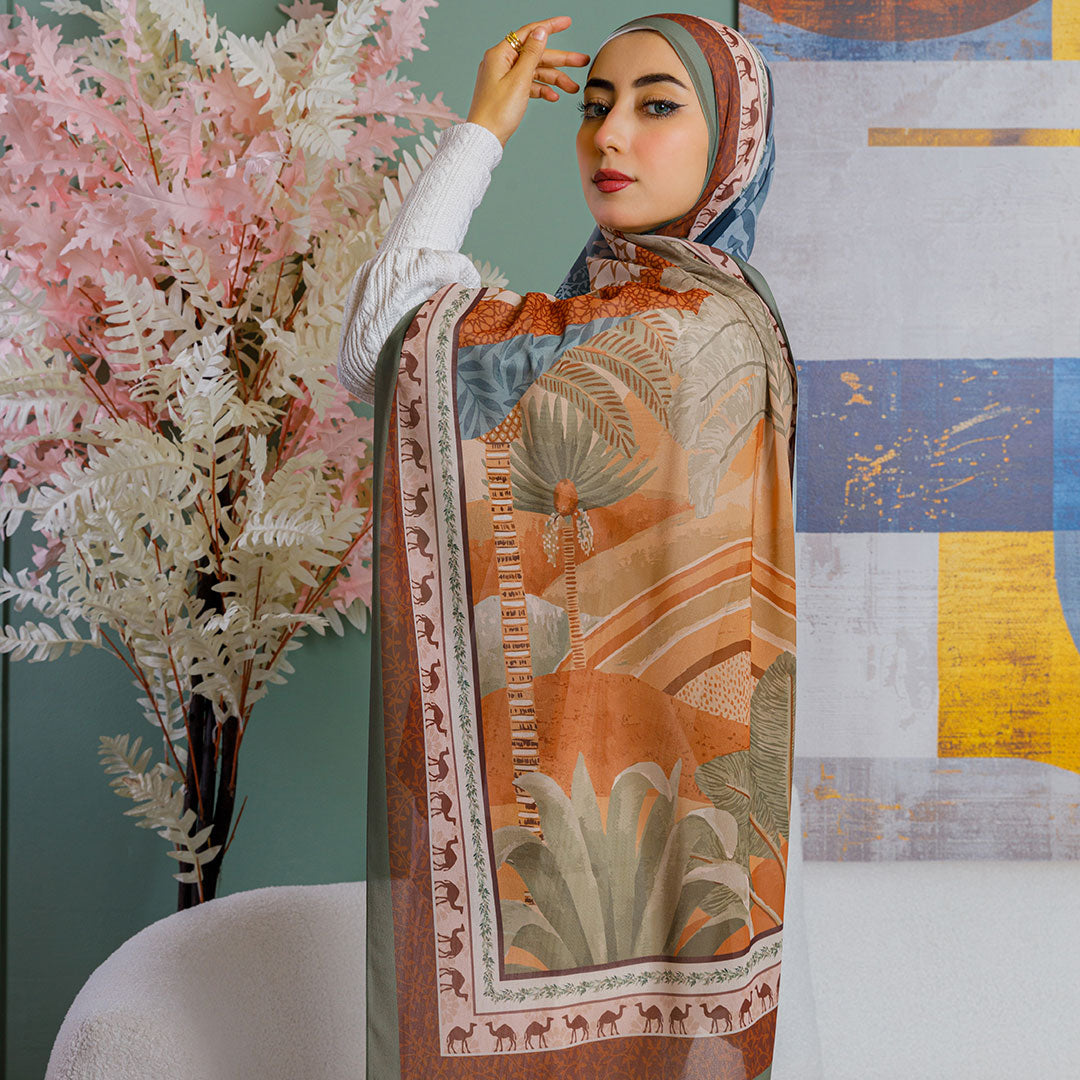 Chiffon Hijab -Printed