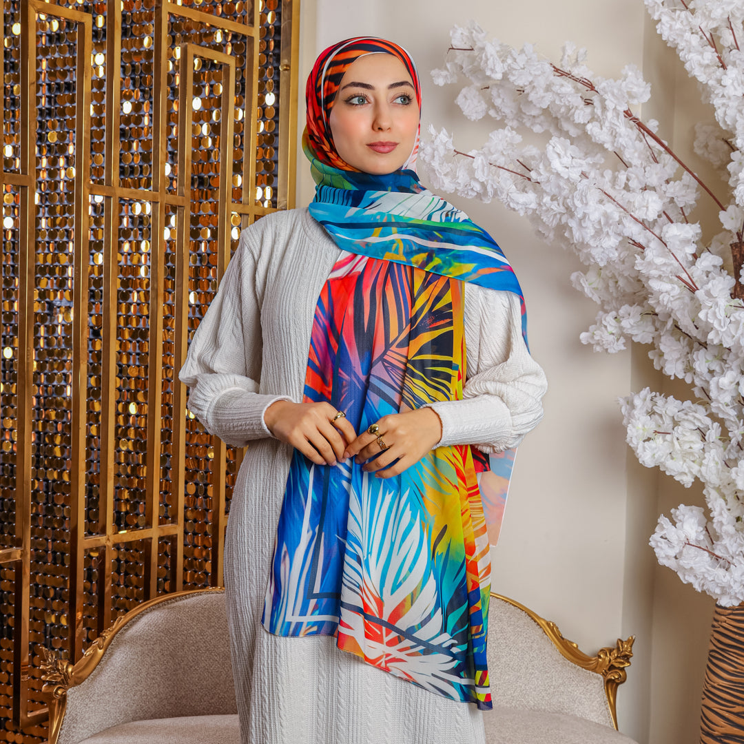 Chiffon Hijab -Printed