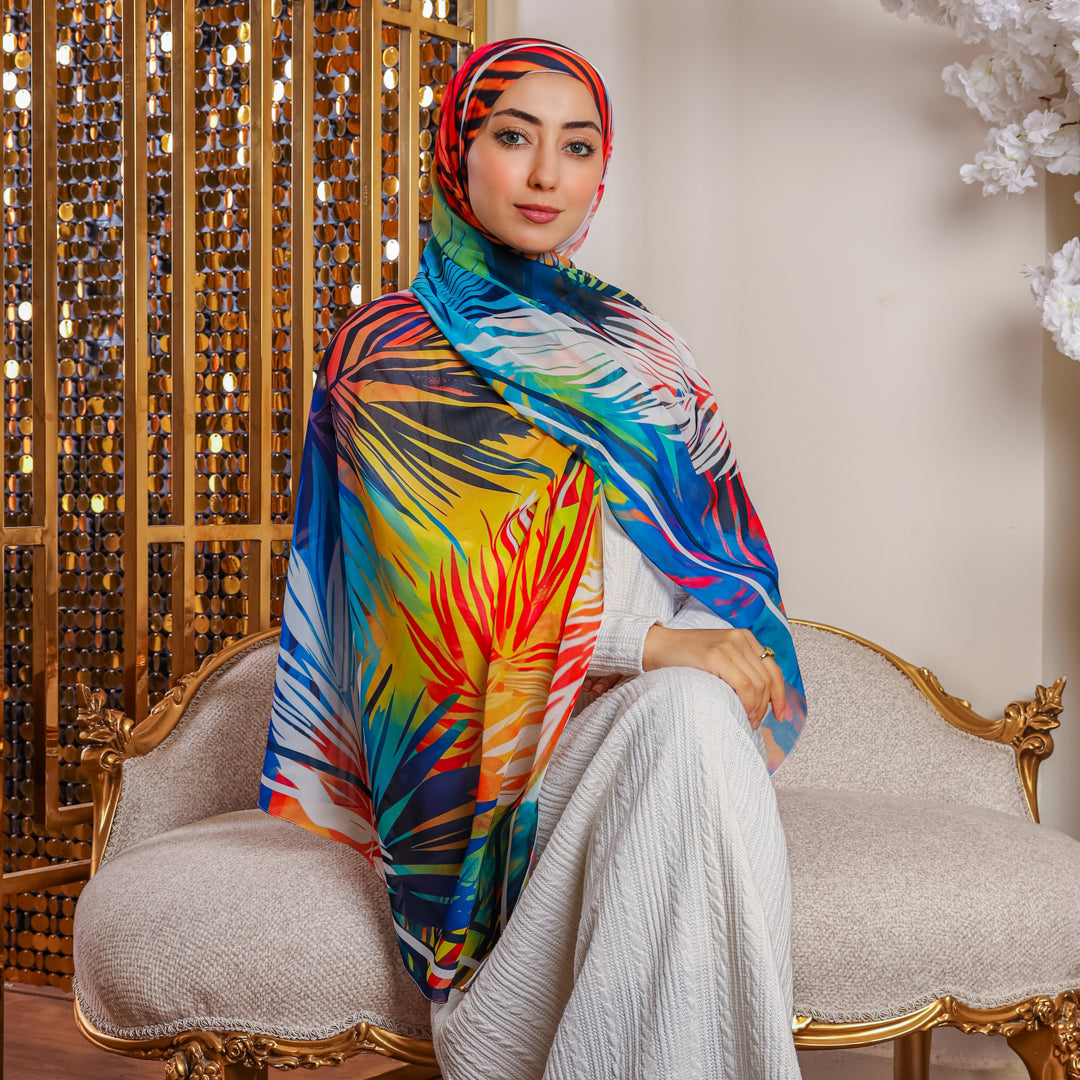 Chiffon Hijab -Printed