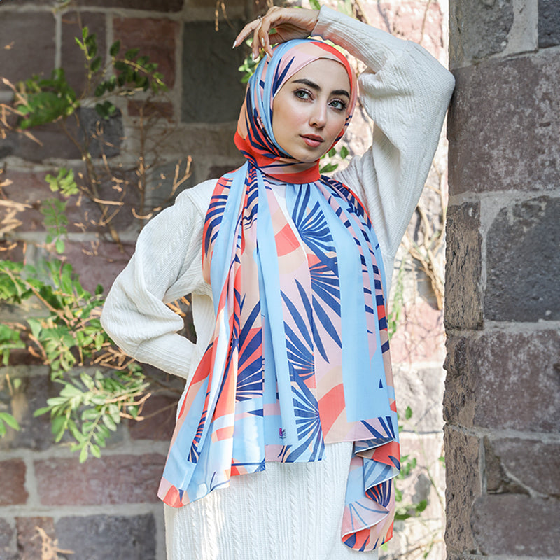 Chiffon Hijab -Printed