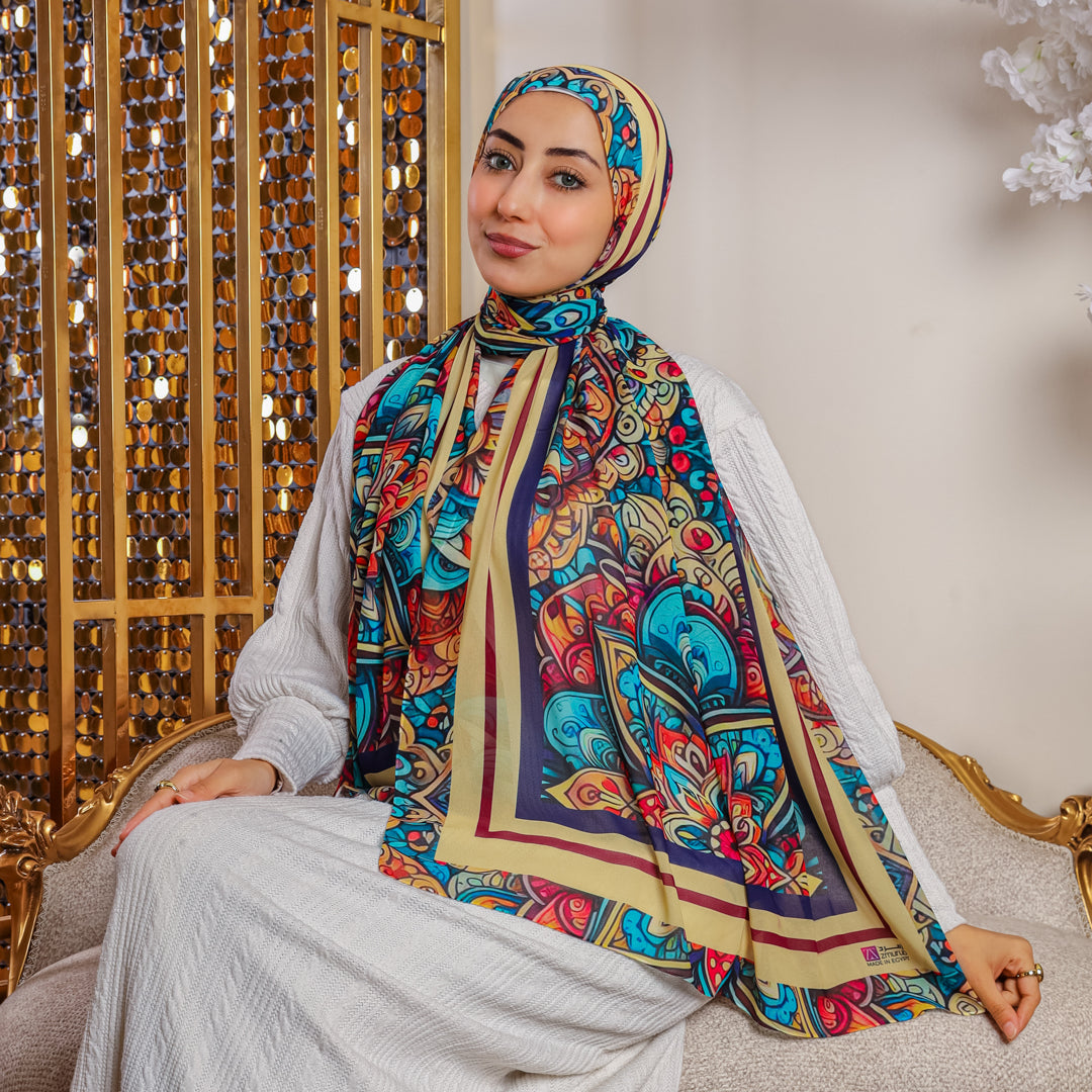 Chiffon Hijab -Printed