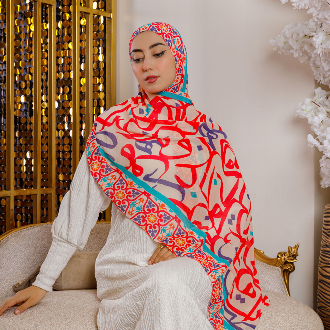 Chiffon Hijab -Printed