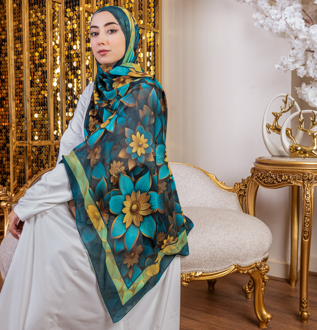 Chiffon Hijab -Printed