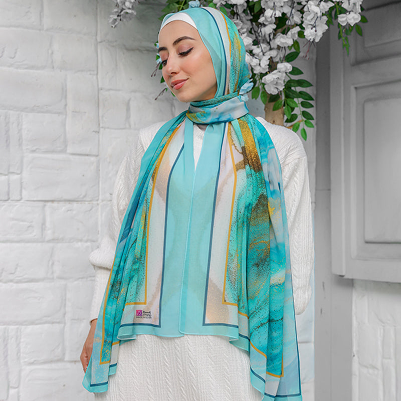 Chiffon Hijab -Printed