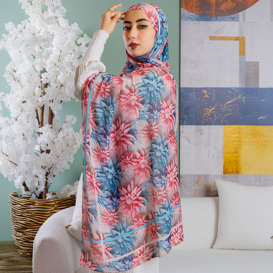 Chiffon Hijab -Printed