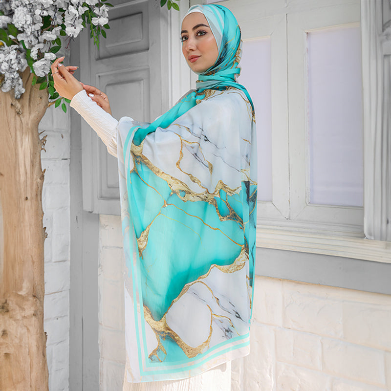 Chiffon Hijab -Printed
