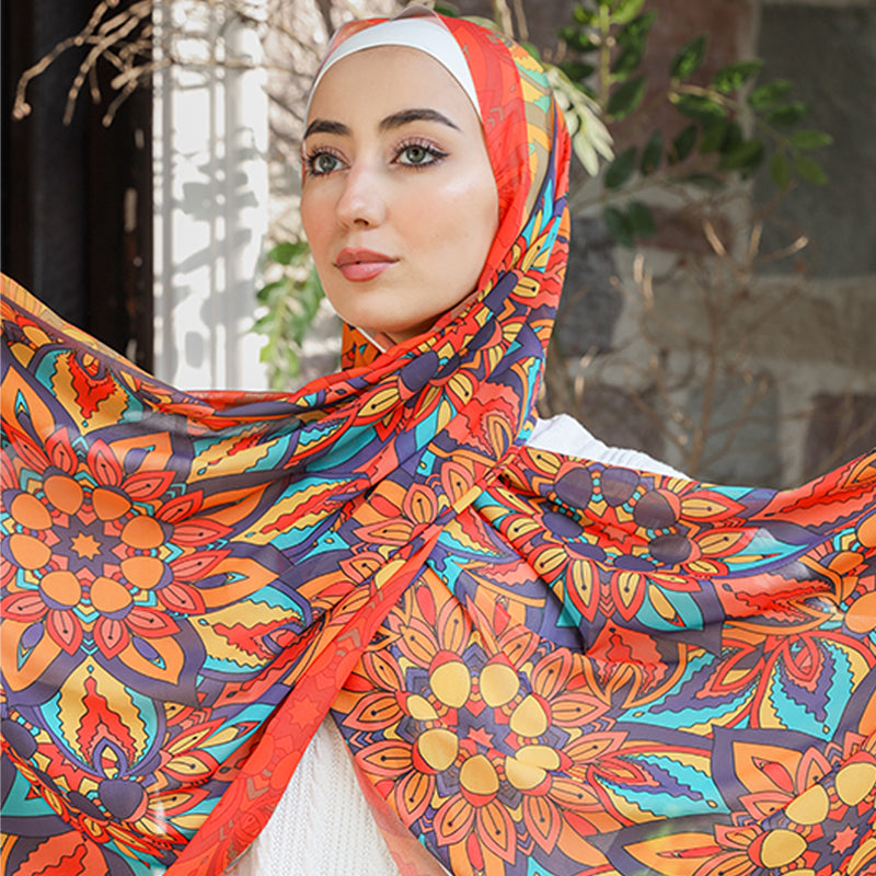 Chiffon Hijab -Printed