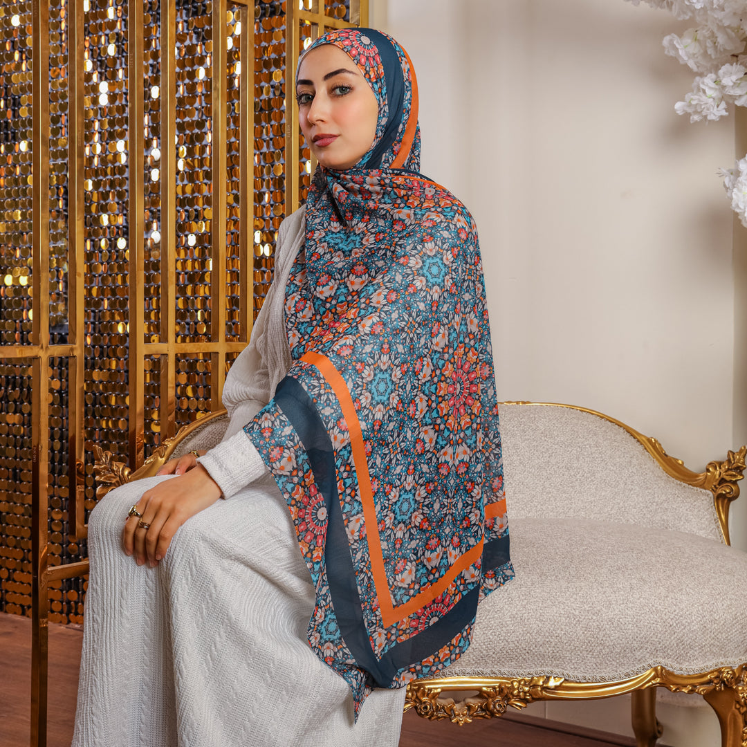 Chiffon Hijab -Printed