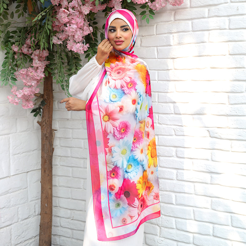 Chiffon Hijab -Printed