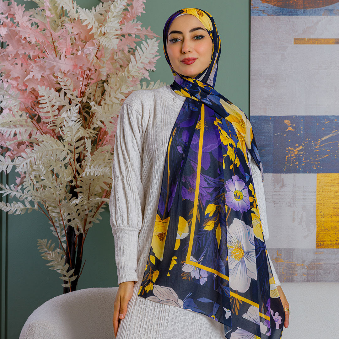 Chiffon Hijab -Printed