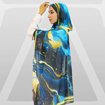 Chiffon Hijab -Printed