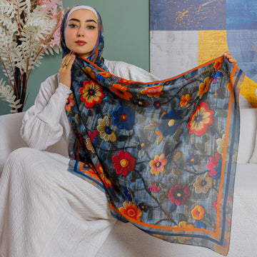 Chiffon Hijab -Printed