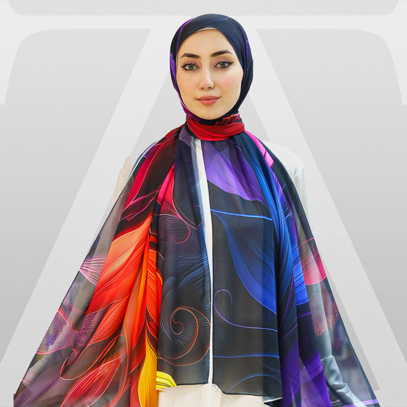 Chiffon Hijab -Printed