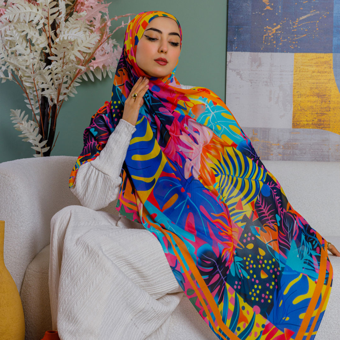 Chiffon Hijab -Printed