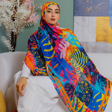Chiffon Hijab -Printed