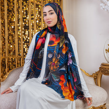 Chiffon Hijab -Printed