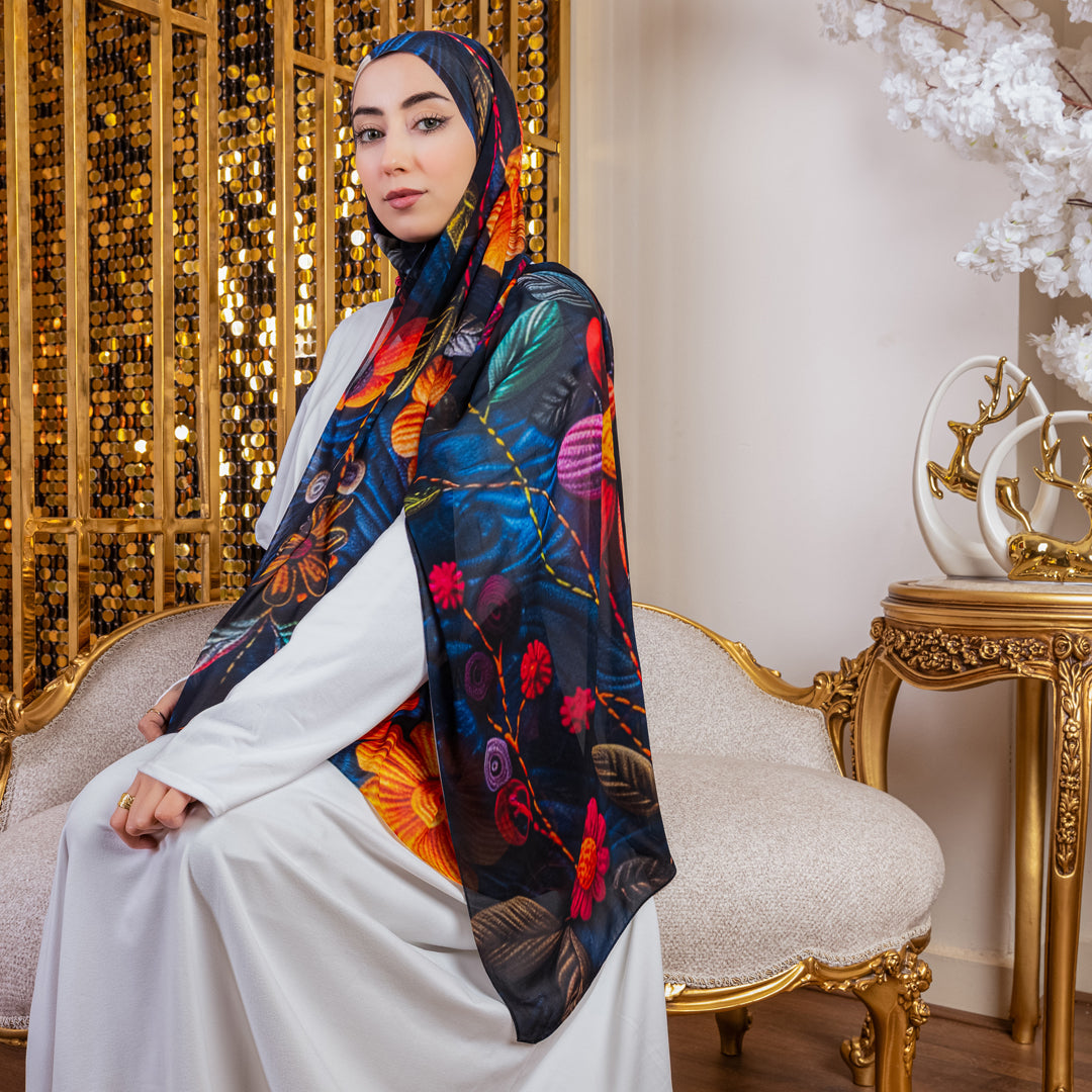 Chiffon Hijab -Printed