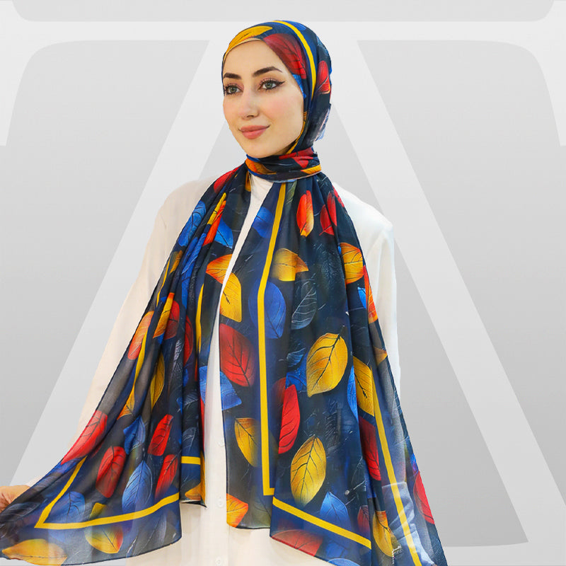 Chiffon Hijab -Printed