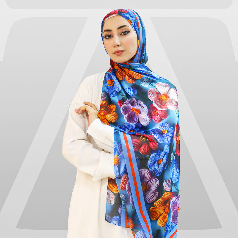 Chiffon Hijab -Printed