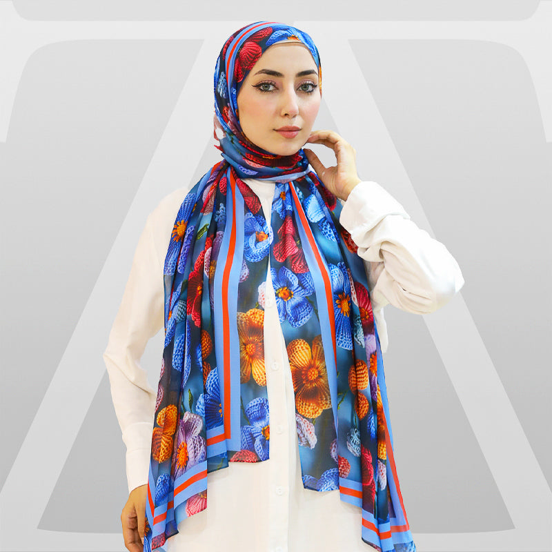 Chiffon Hijab -Printed