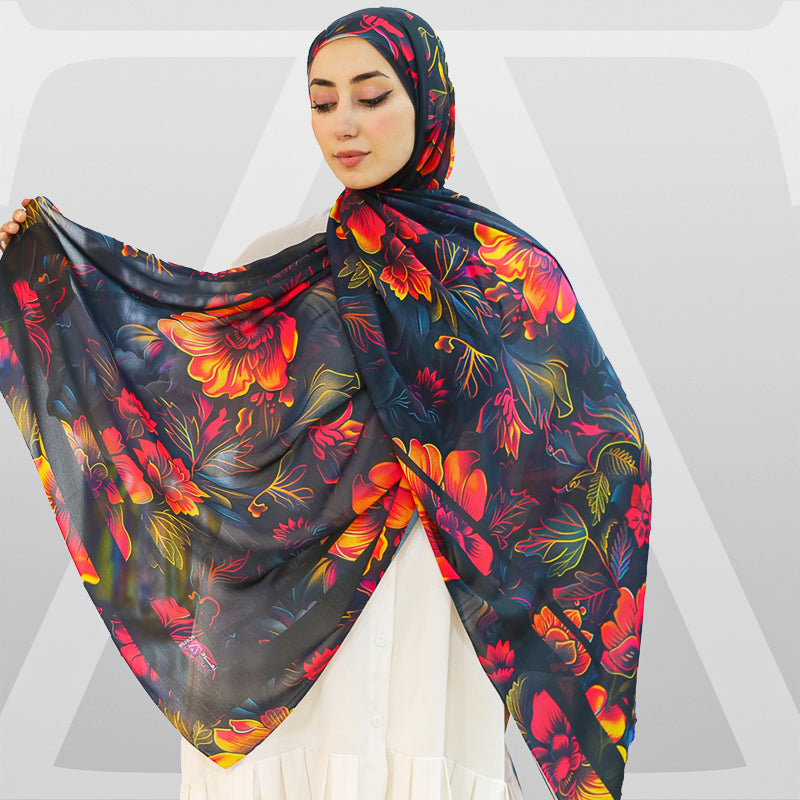 Chiffon Hijab -Printed