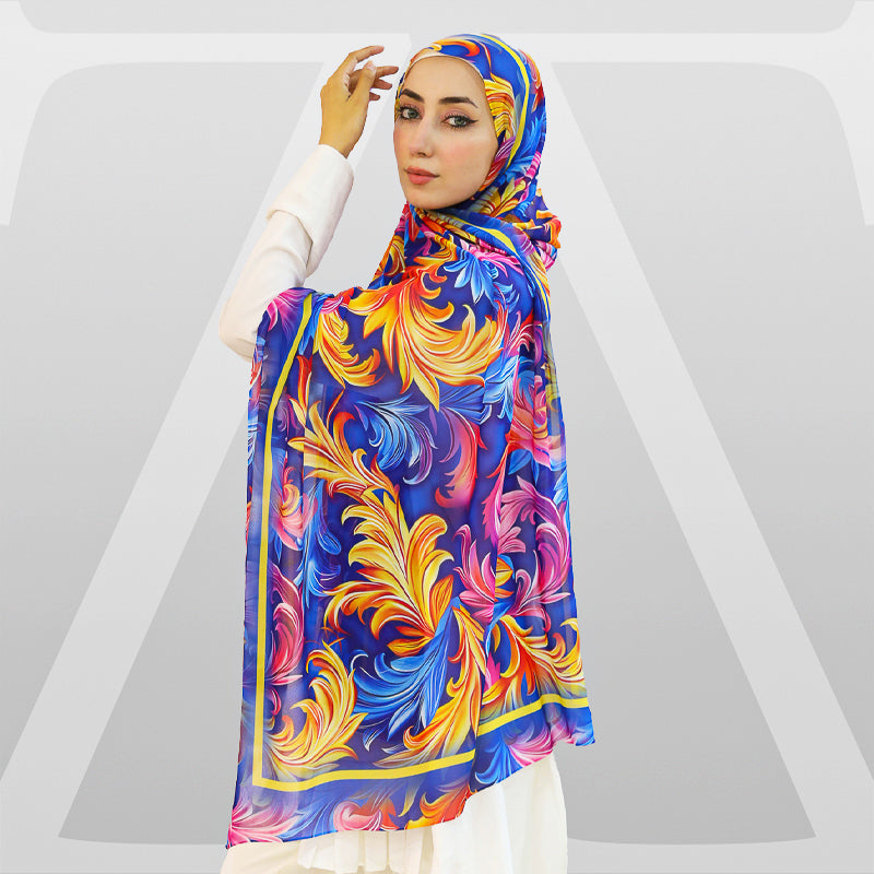 Chiffon Hijab -Printed